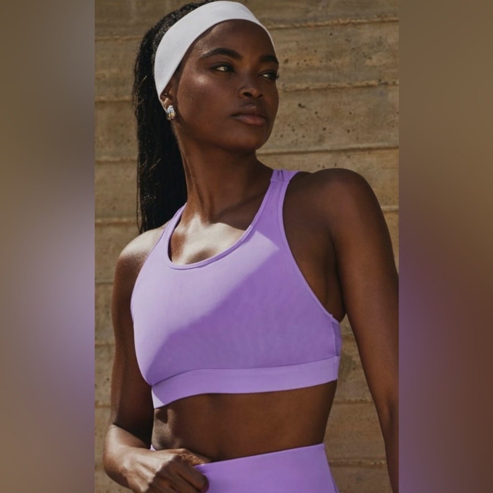 Fabletics - NWT - Principal High Impact Sports Bra Neon Violet